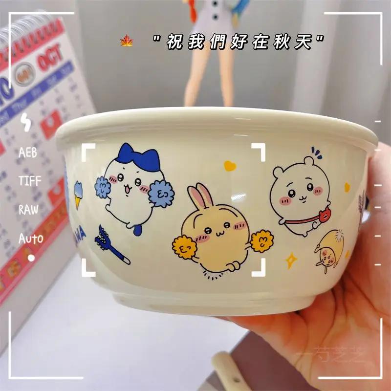 Dim Sum Basket - Chiikawa Cute Cartoon Ceramic Instant Noodles