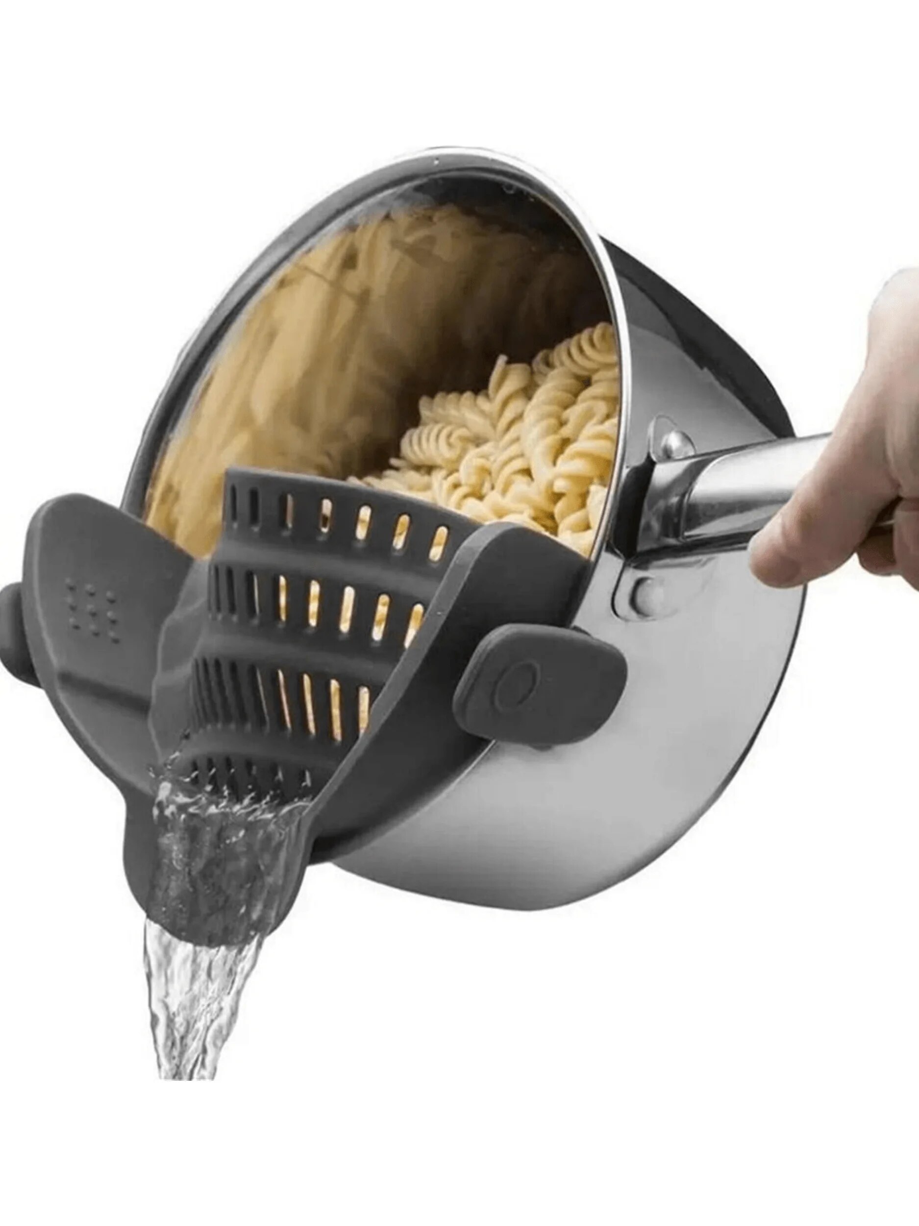 Dim Sum Basket - 1pc Adjustable Silicone Clip-On Strainer for