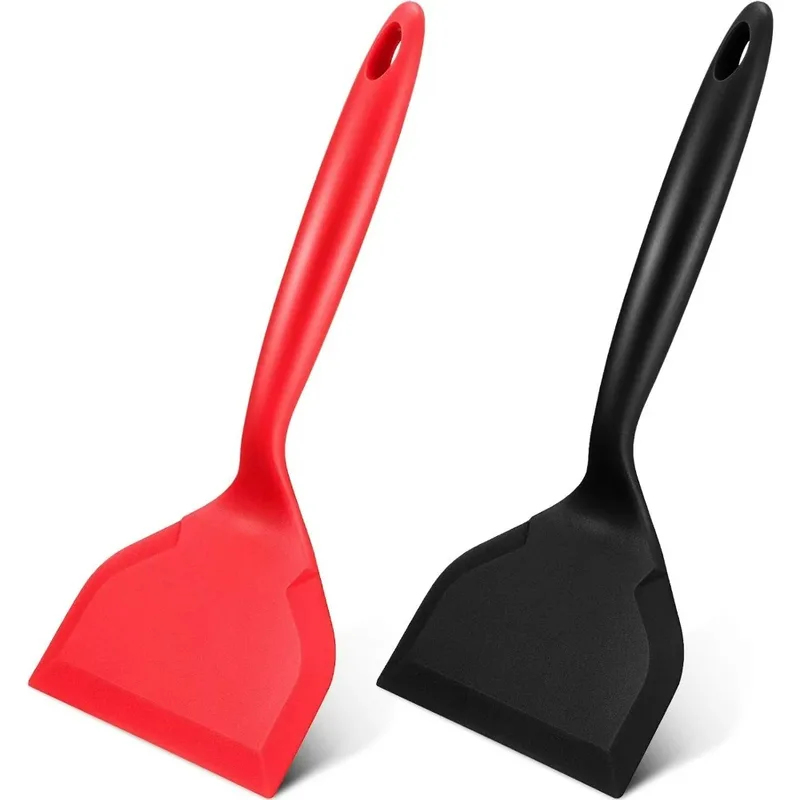 Okonomiyaki Spatula - Non-stick Silicone Spatula, Wide Soft Turner