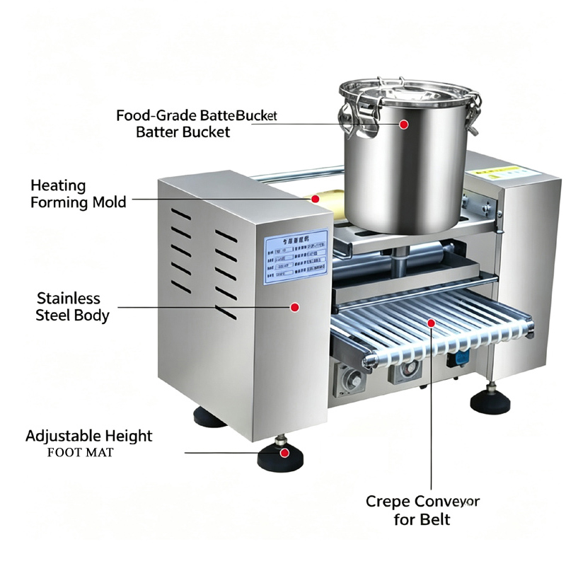 Commercial Automatic Egg Wrapp - Spring Roll Wrapper 评论和价格