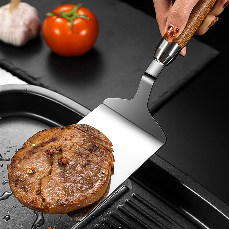 Stainless Steel Square Head St - Okonomiyaki Spatula 评论和价格