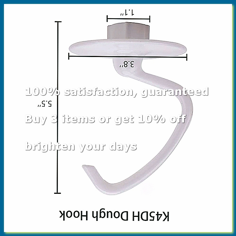 K45DH Dough Hook K45B Coated F - Kitchenaid Mixer Hand Mixer 评论和价格