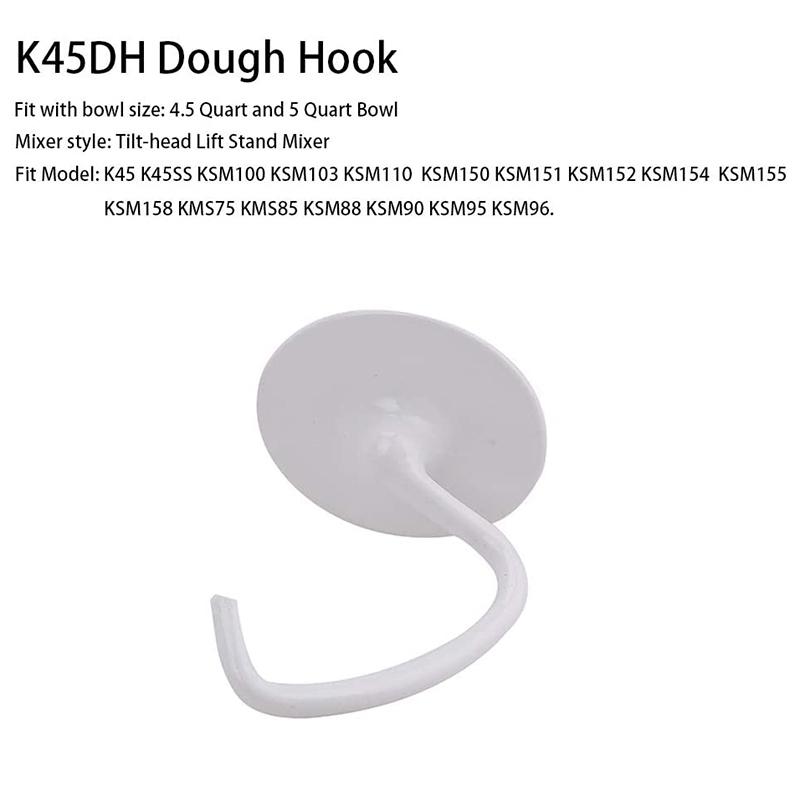 K45DH Dough Hook K45B Coated F - Kitchenaid Mixer Hand Mixer 评论和价格