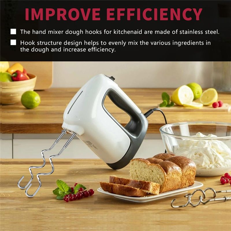 A23E-Dough Hook For Hand Mixer - Kitchenaid Mixer Hand Mixer 评论和价格