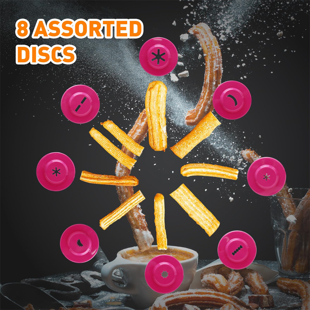 1pc DIY Manual Cookie Press Ma - Churros Maker Gun 评论和价格