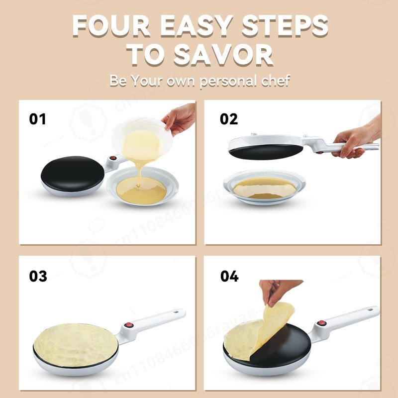 Household Mini Crepe Maker Pan - Spring Roll Wrapper 评论和价格