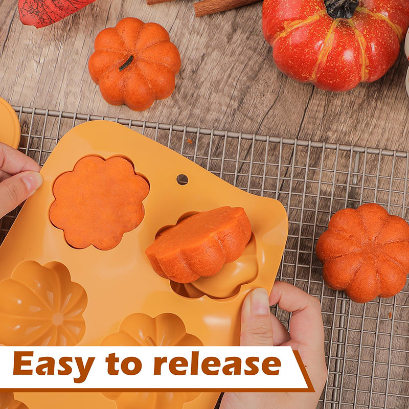 Pumpkin Cake Mold Silicone Pum - Donut Mold Silicone 评论和价格