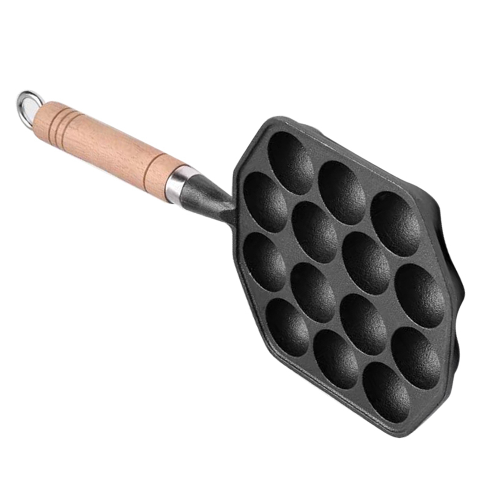 14 Holes Takoyaki Pan Nonstick - Egg Waffle Pan 评论和价格