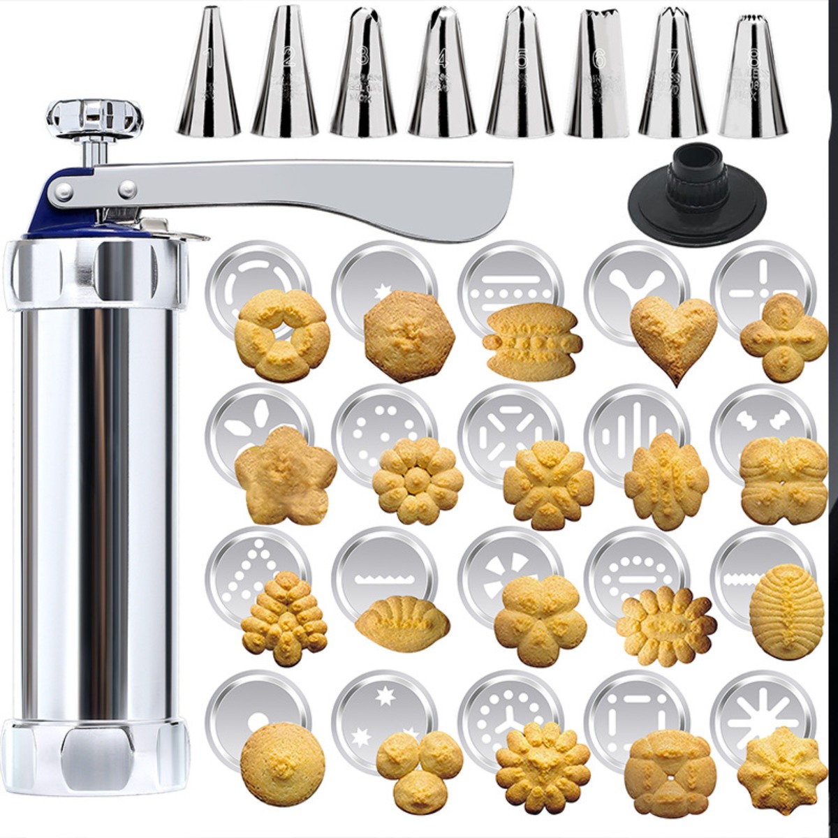 Stainless Steel Cookie Press K - Churros Maker Gun 评论和价格
