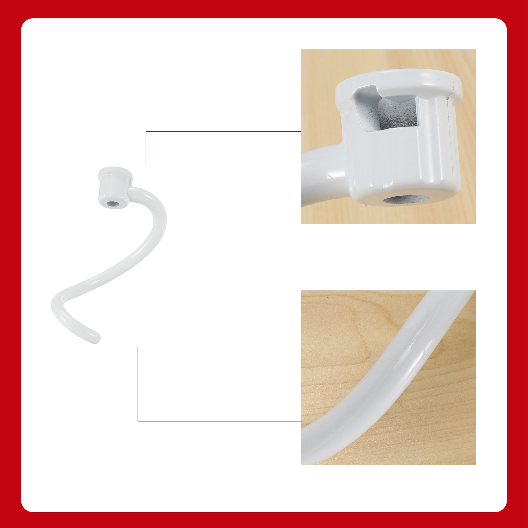 [B25B!】 Spiral Dough Hook Repl - Kitchenaid Mixer Pro 600 评论和价格