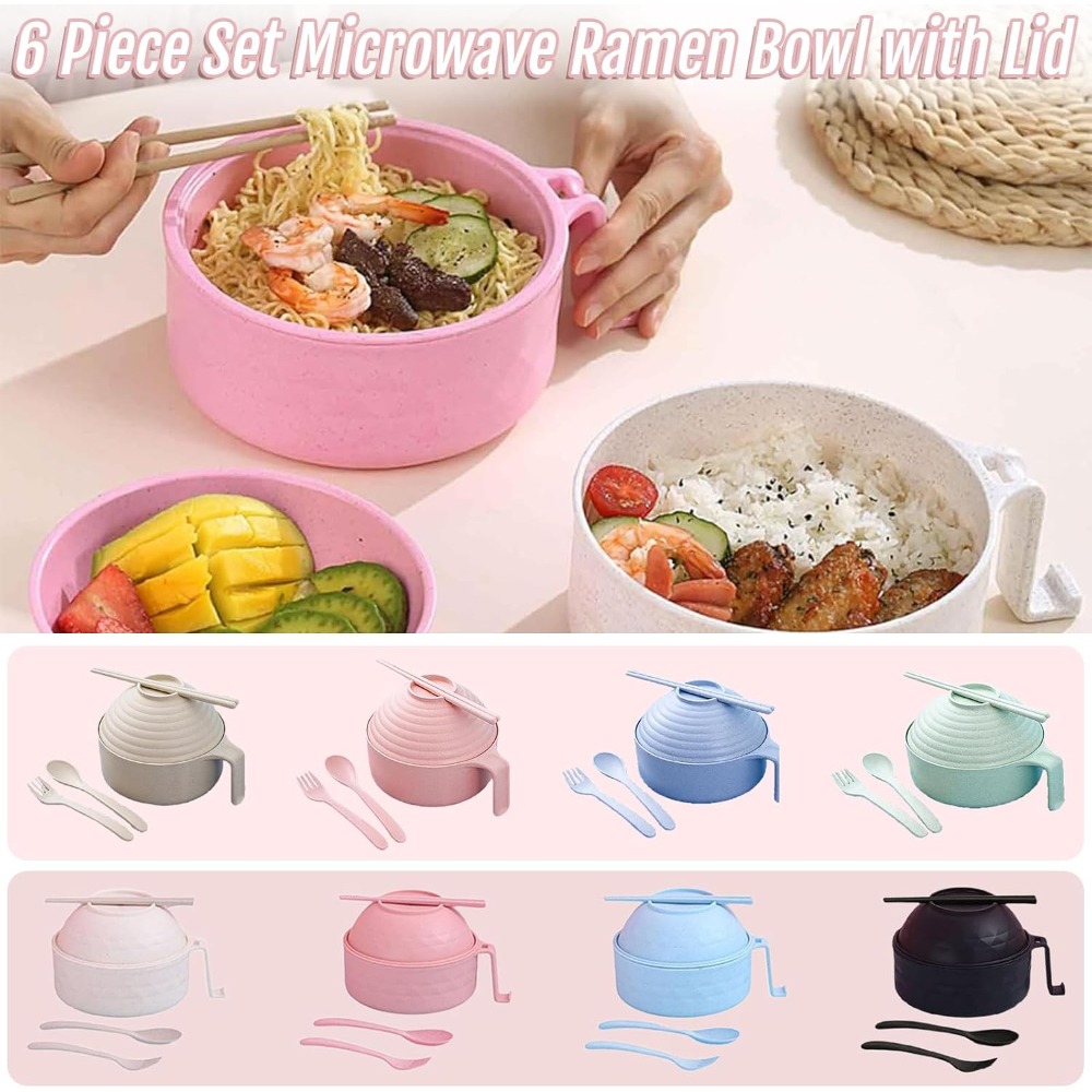 Microwave Ramen Bowl 6-Piece S - Dim Sum Basket 评论和价格