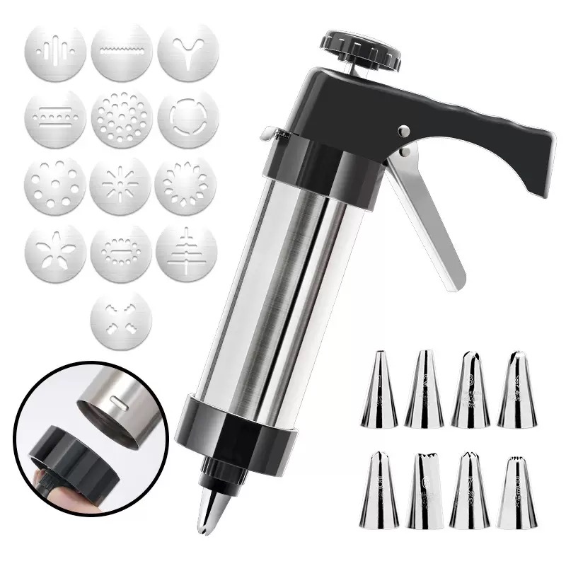 Multipurpose Aluminum Cookie M - Churros Maker Gun 评论和价格