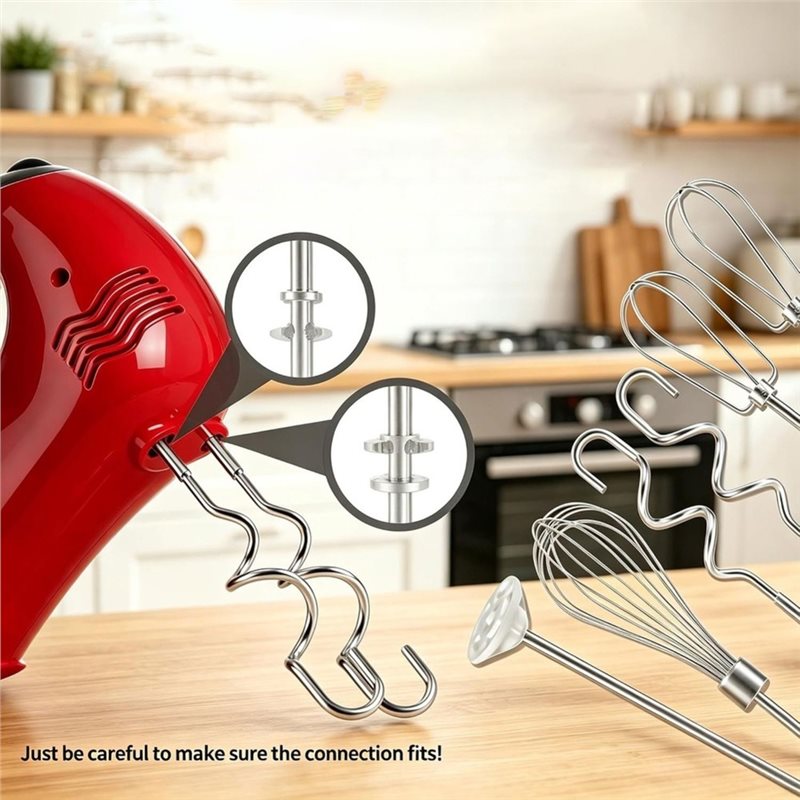 A92G HOT-Dough Hooks Whisk Ble - Kitchenaid Mixer Hand Mixer 评论和价格