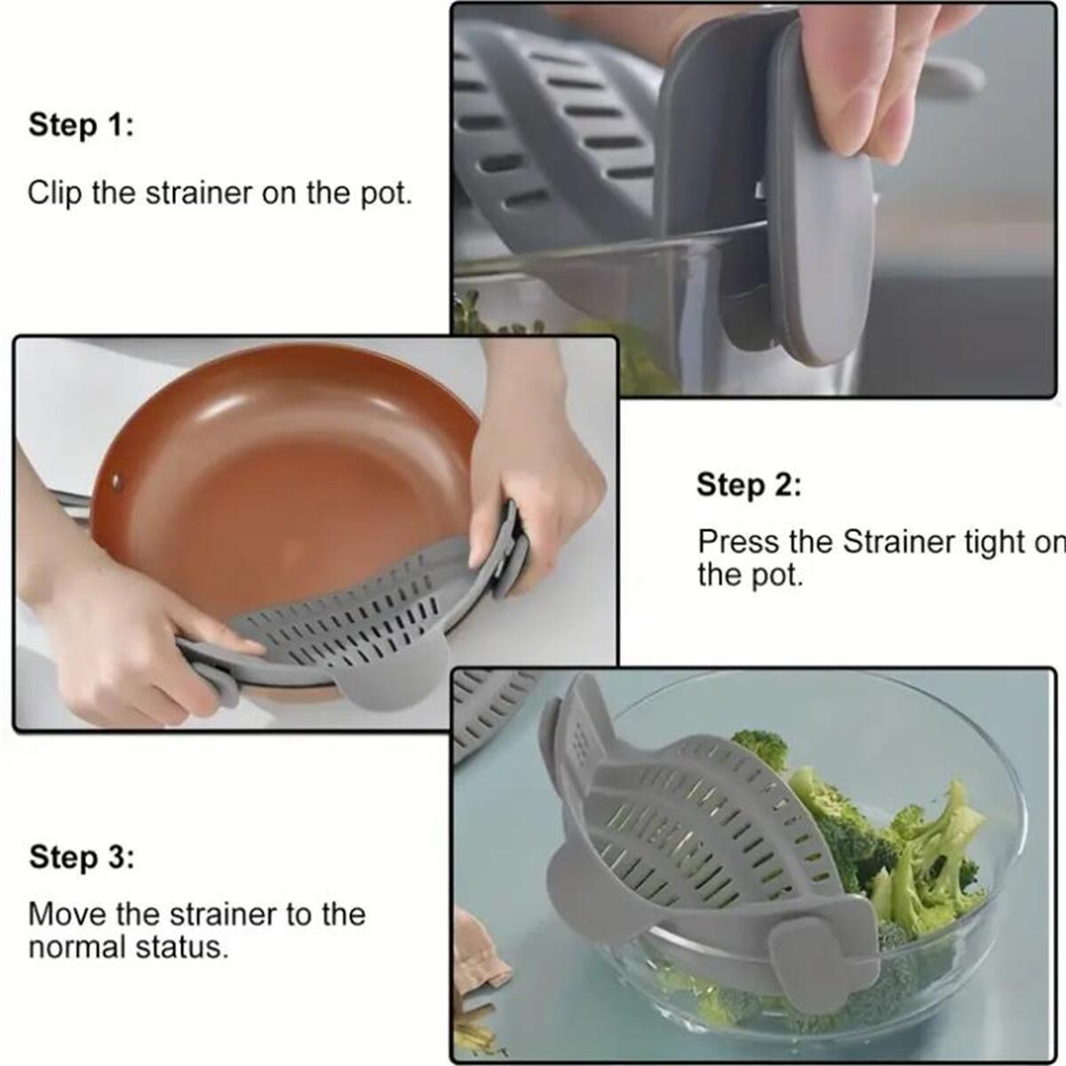 1pc Adjustable Silicone Clip-O - Dim Sum Basket 评论和价格