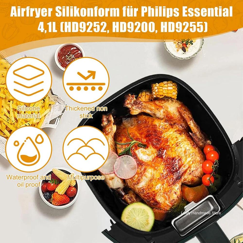 17cm Silicone Air Fryer Mould  - Philips Air Fryer Hd9252 评论和价格