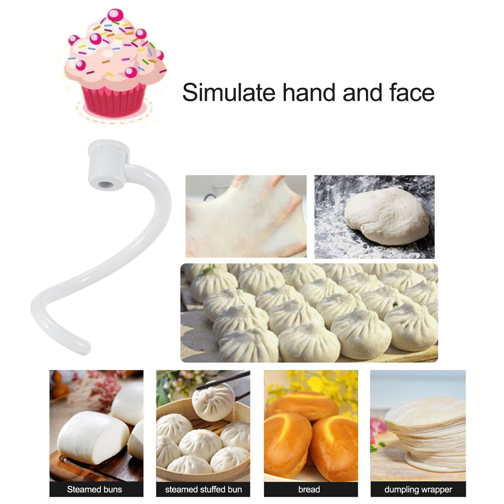 StirrerSpiral Dough Hook Repla - Kitchenaid Mixer Pro 600 评论和价格