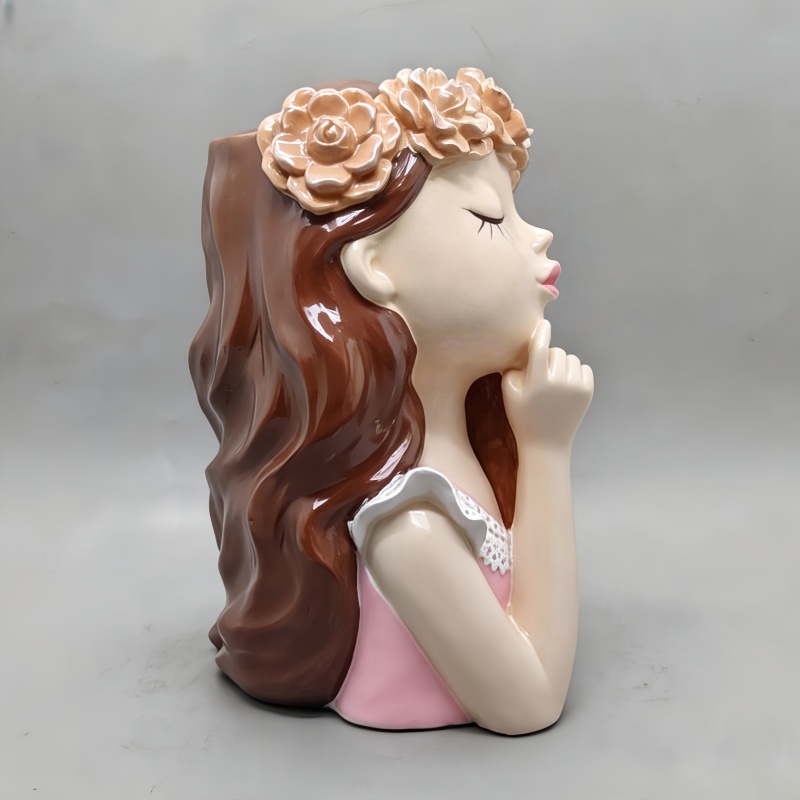 Large Fairy Girl Flower Pot Si - Potsticker Mold 评论和价格