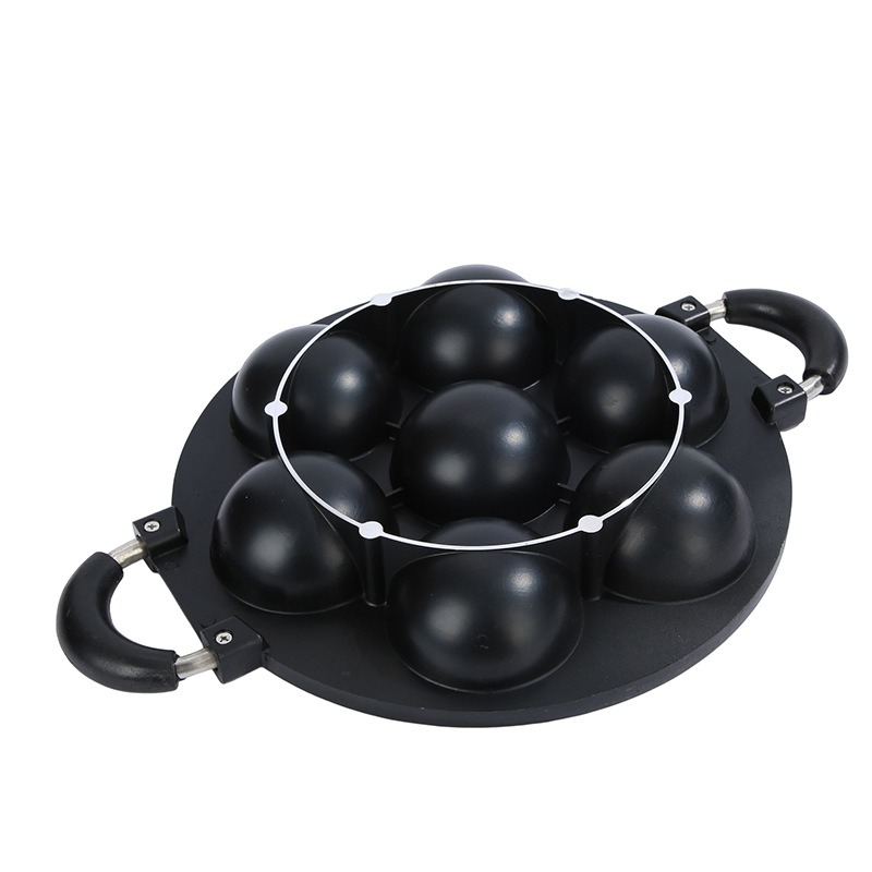 7 Hole Cake Cooking Pan Cast I - Egg Waffle Pan 评论和价格