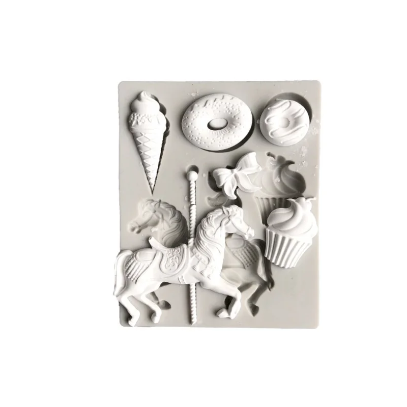 Trojan horse ice cream doughnu - Donut Mold Silicone 评论和价格
