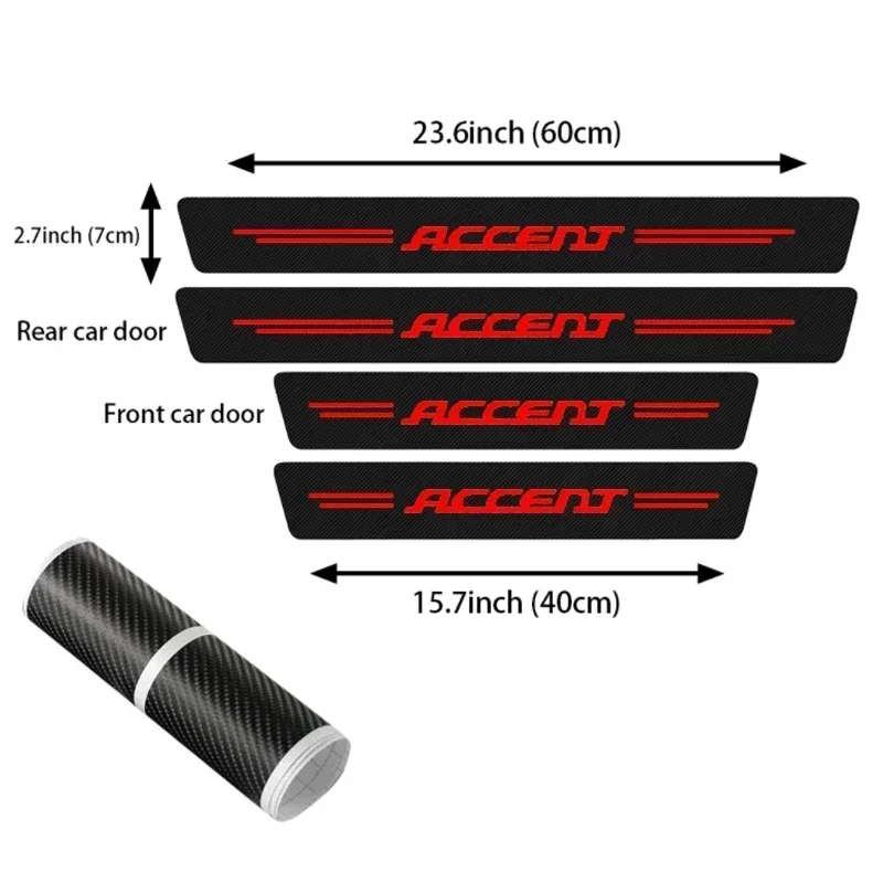 Car Styling Door Threshold Sil - Crepe Pan Carbon 评论和价格