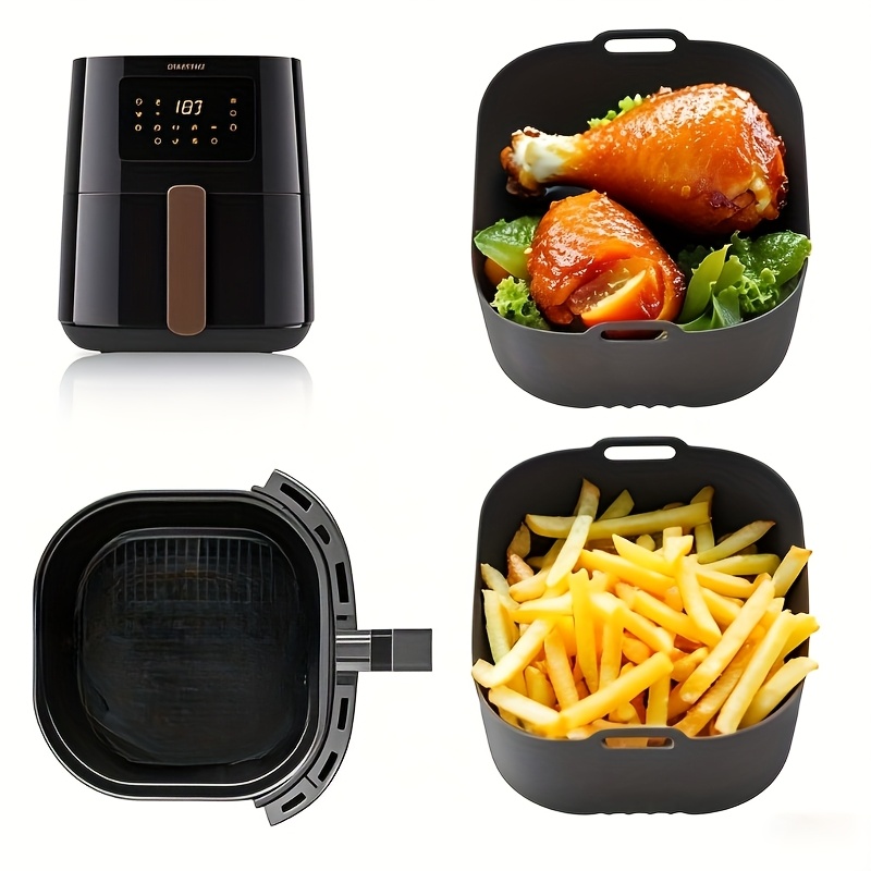 2Pcs Square Air Fryer Silicone - Philips Air Fryer Hd9252 评论和价格