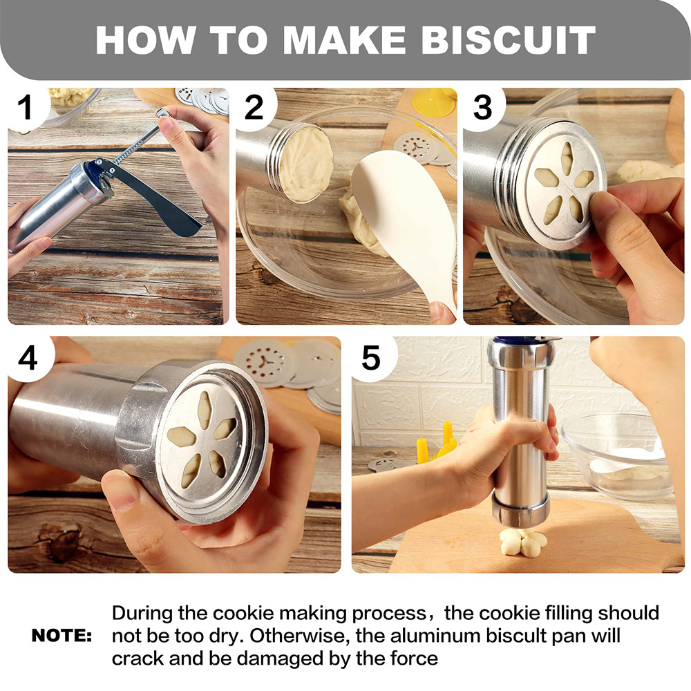 10/20pcs Aluminum Cookie Maker - Churros Maker Gun 评论和价格
