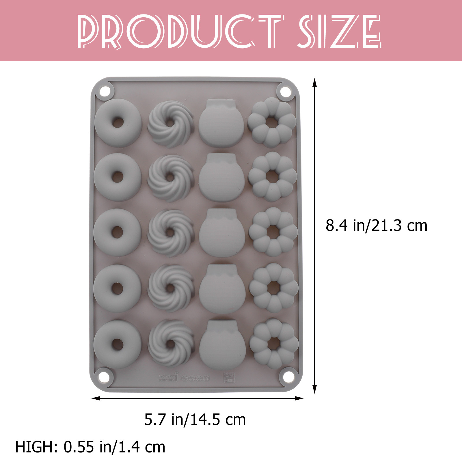 Chocolate Donut Mold Silicone  - Donut Mold Silicone 评论和价格